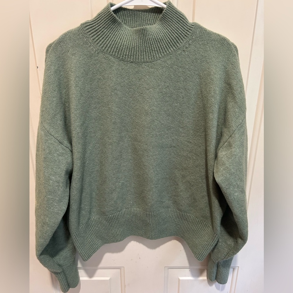 & Other Stories Wool Blend Boxy Sweater - Small